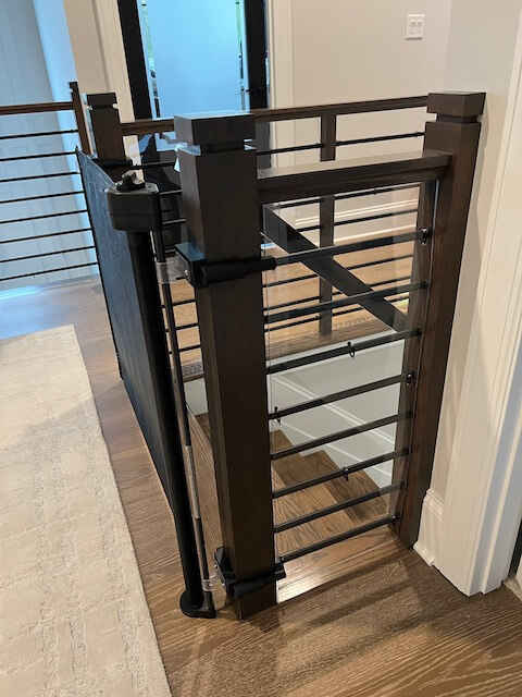 Custom retractable gate hotsell